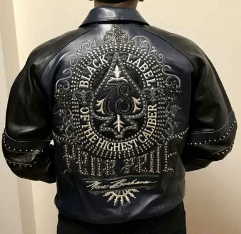 Black Label of The Highest Caliber Pelle Pelle Leather Jacket